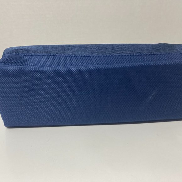 Blue Red Makeup Bag Pencil Case Zipper Organizer - Picture 4 of 10
